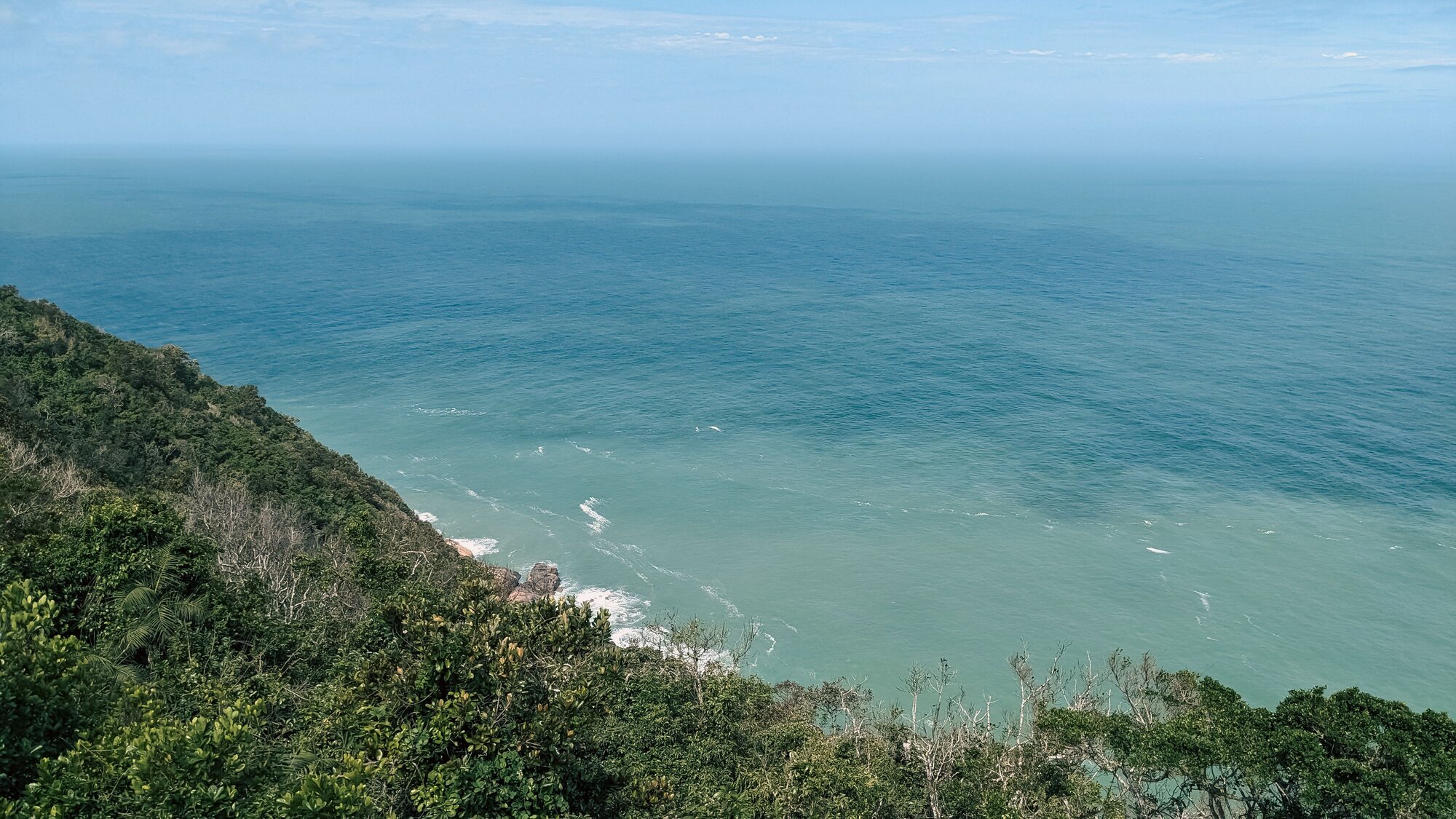Son Tra Peninsula overlooking the Da Nang coast